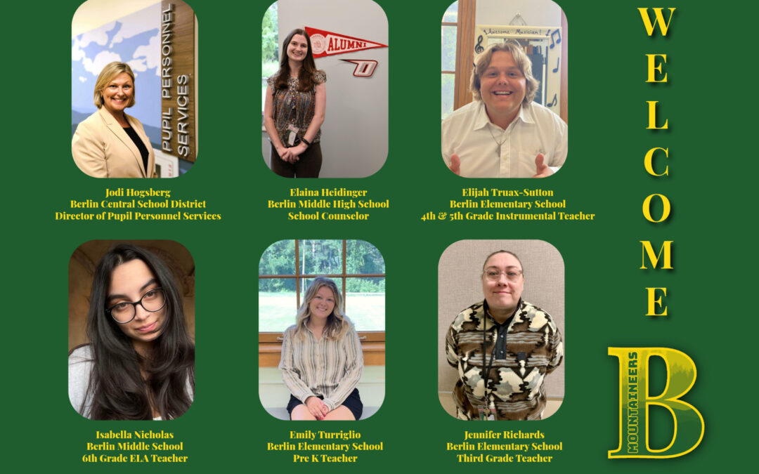 BCSD Welcomes New Staff