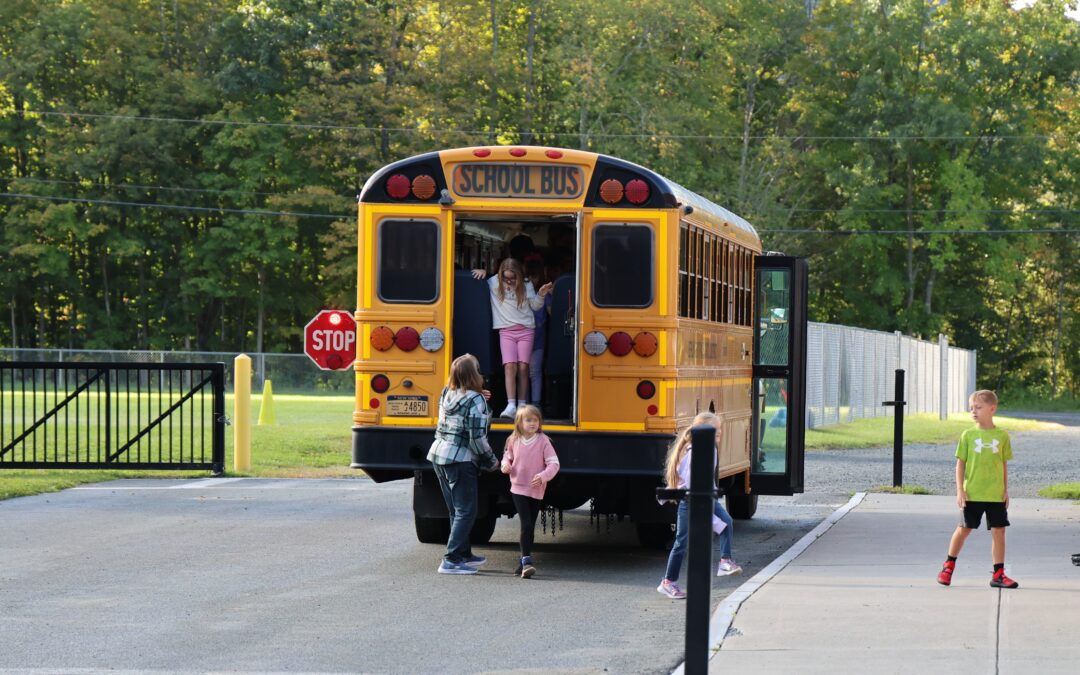 Mountaineers Practice Bus Safety