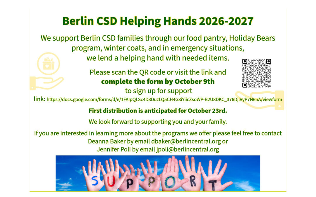 Helping Hands 2026/2027 Announcement