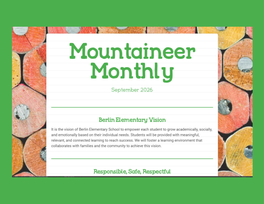 BES’ 2026/2027 Welcome Mountaineer Newsletter Is Available!