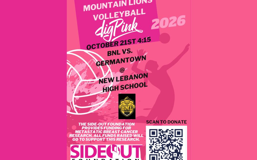 BNL JV and Varsity Girls Volleyball 3rd Annual Dig Pink Fundraiser