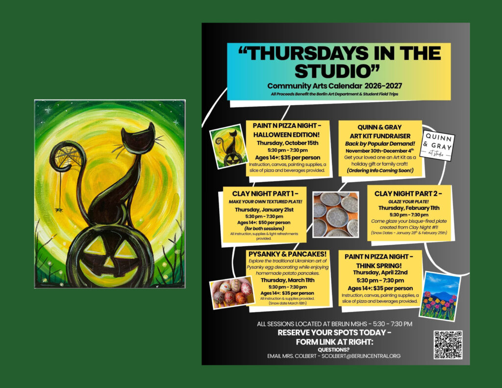 Thursdays in the Studio at BMHS