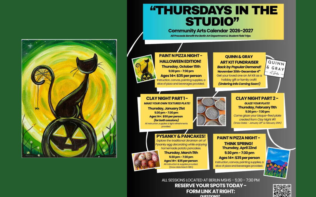 Thursdays in the Studio at BMHS